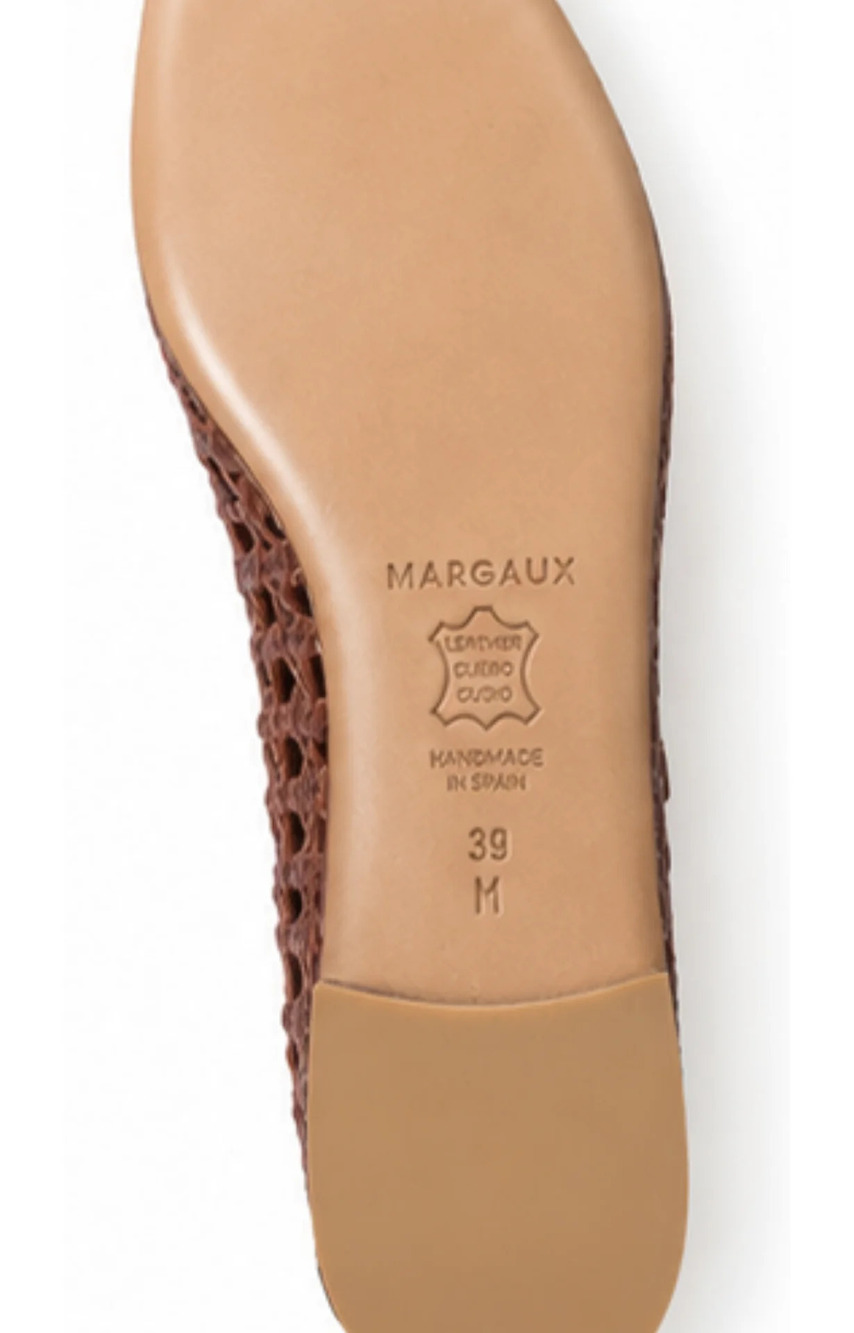 Margaux The Demi Jane in Saddle Woven Leather - Picture 3 of 3